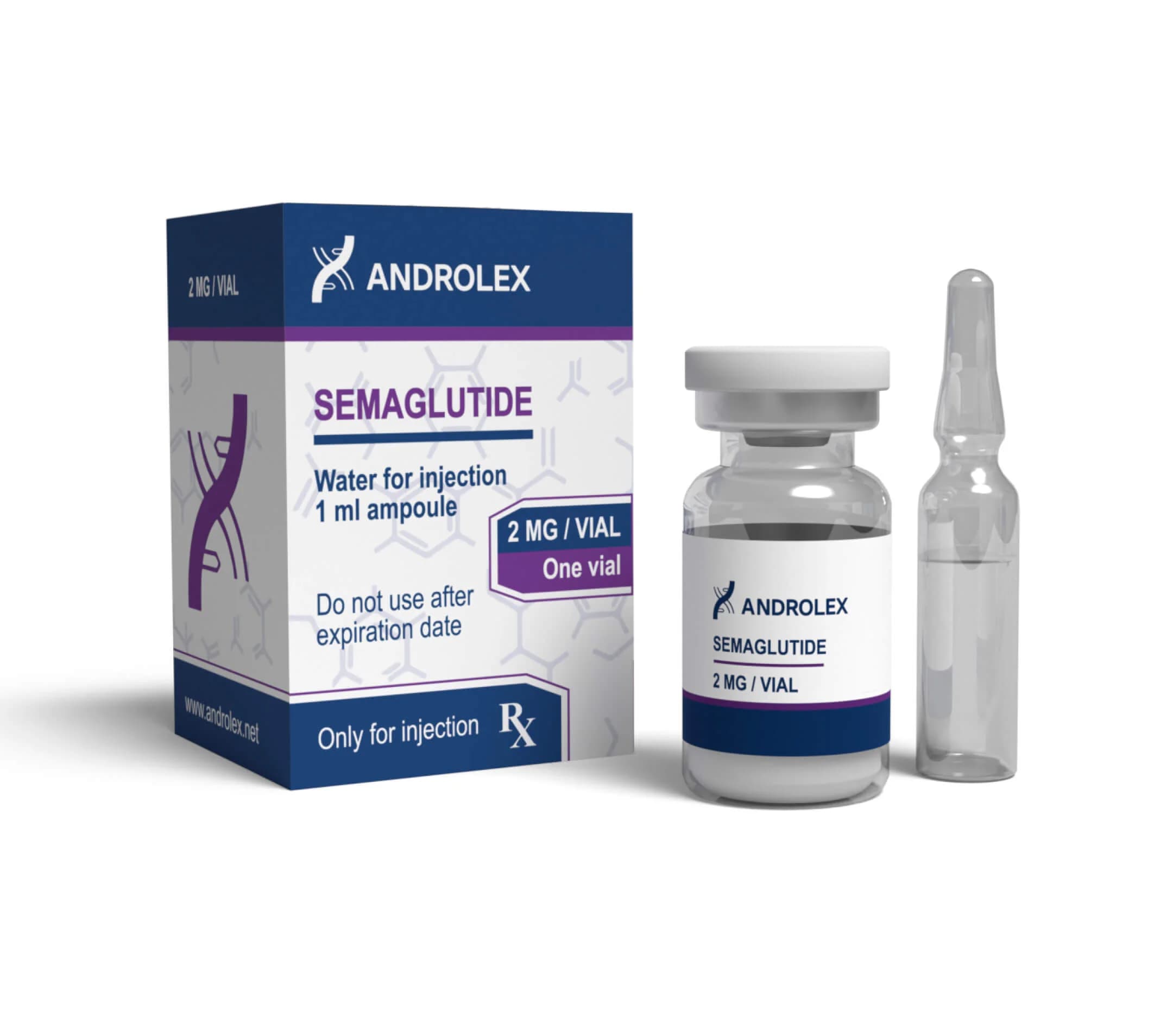 androlex semaglutide 2mg vial