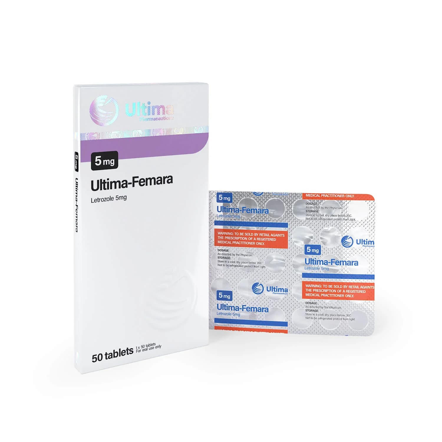 ultima femara 50 pills x 5 mg