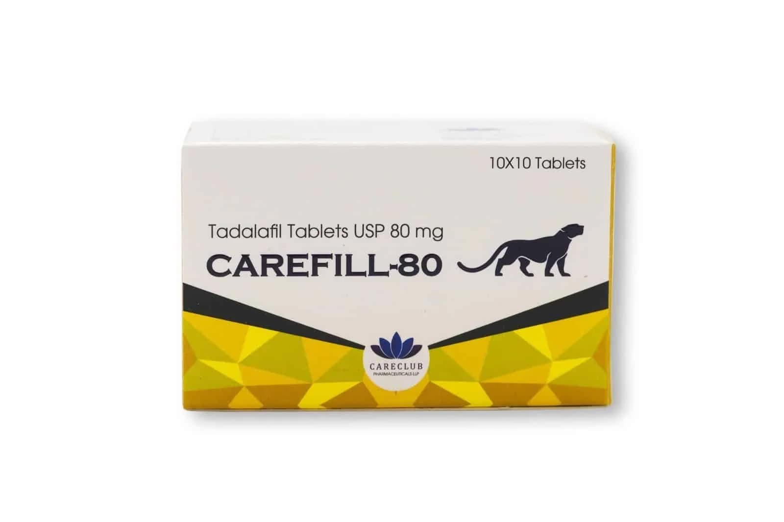 Carefill 80mg Tadalafil 100 tabs Pharmacy EU