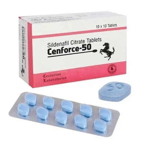 Cenforce 50mg Sildenafil Citrate 100 tabs Pharmacy EU