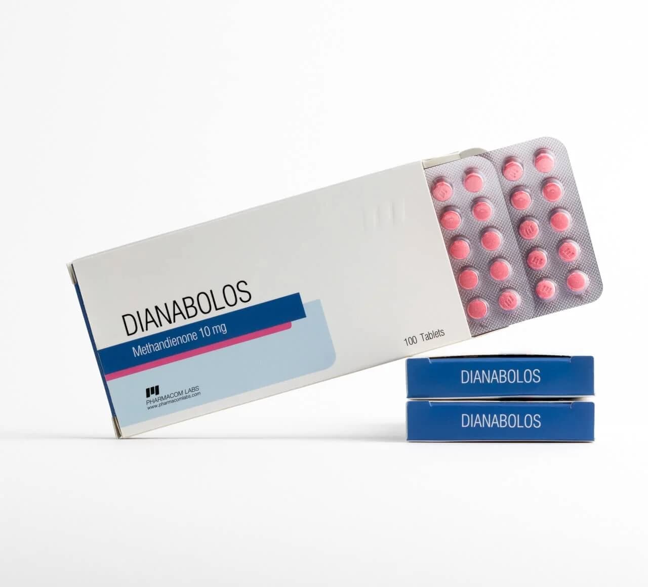 Dianabolos (100 tabs x 10 mg) PHARMACOM
