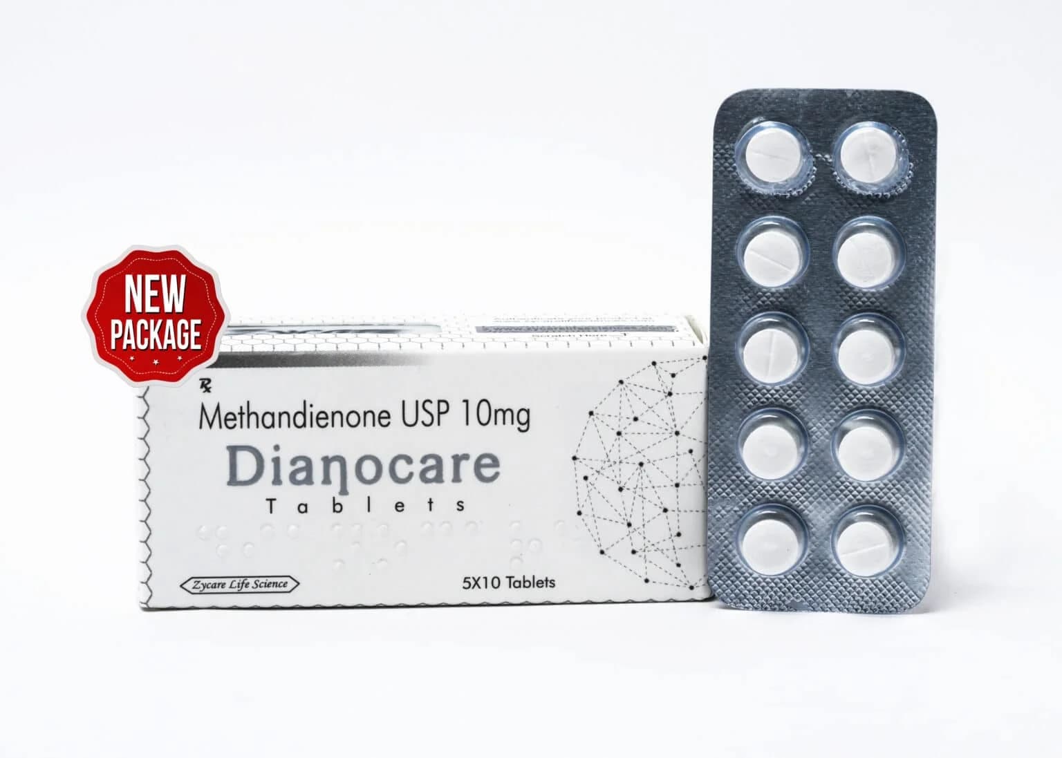 DIANOCARE Methandienone Tablets 10mg 5×10 1