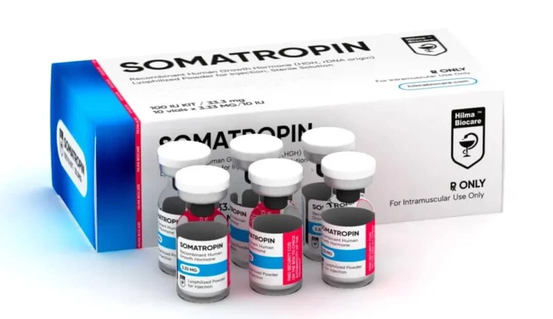 Somatropin 100IU 10vials hilma