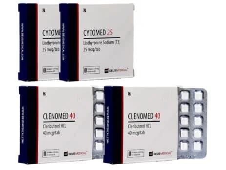 14 Weight loss pack Deus Medical CLENBUTEROL T3 8 weeks 463×348