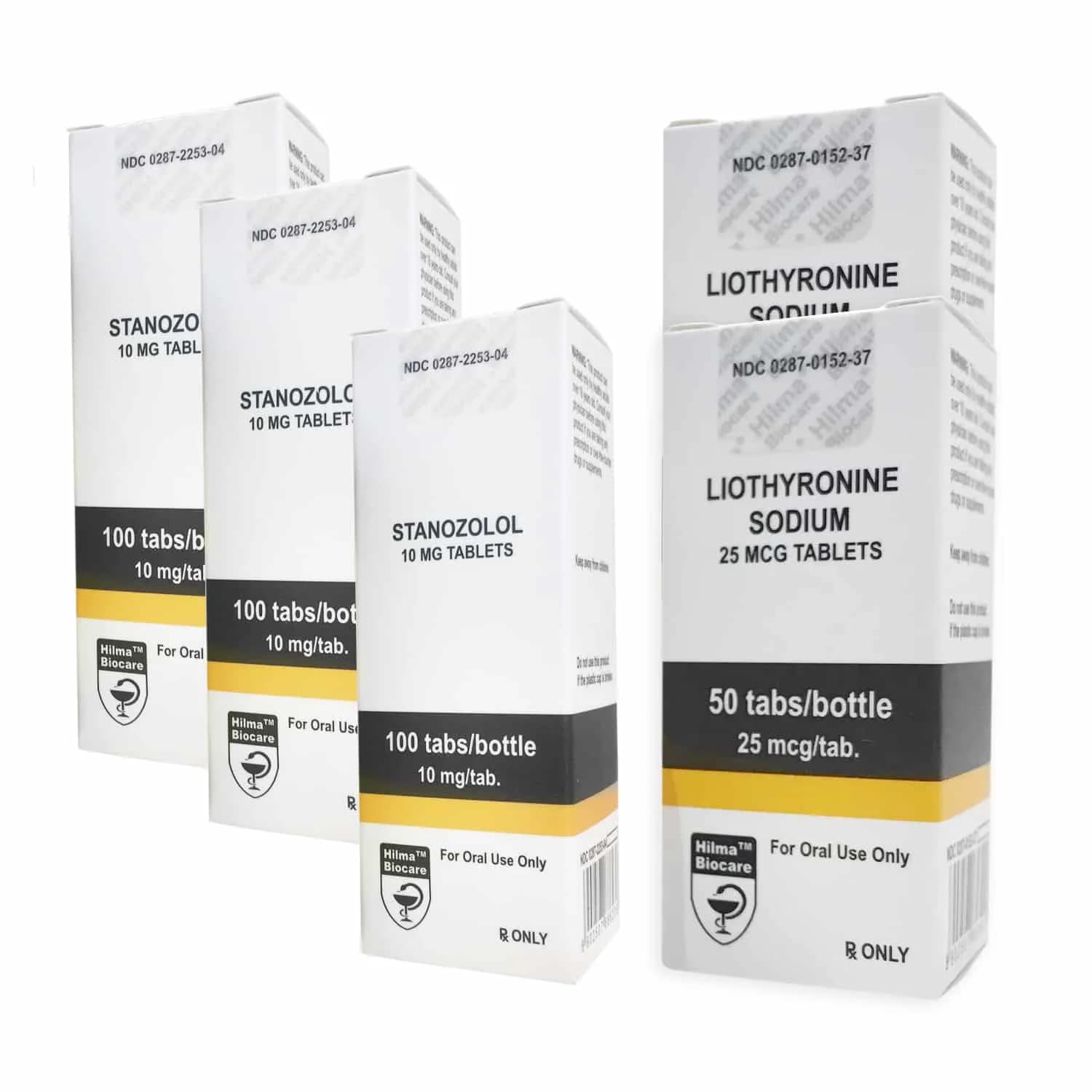Pack Sèche Stanozolol + T3 Cytomel Stéroides Oraux (8 Semaines) Hilma