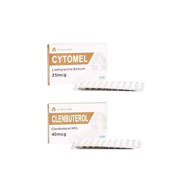 Pack perte de poids pour femme A TECH LABS CLENBUTEROL + T3 (8 semaines)