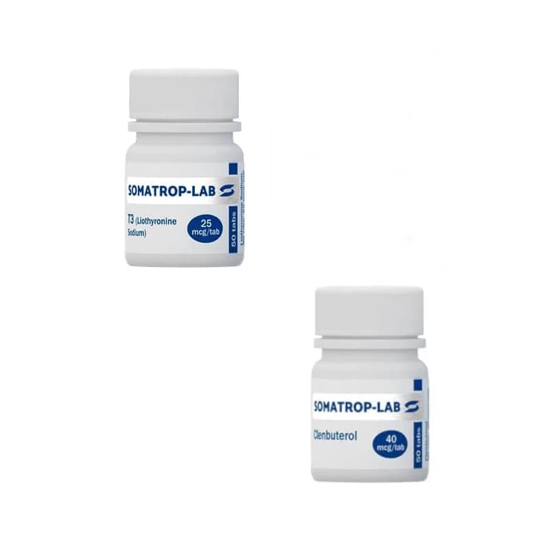 Pack perte de poids pour femme Somatrop Lab CLENBUTEROL + T3 (8 semaines)