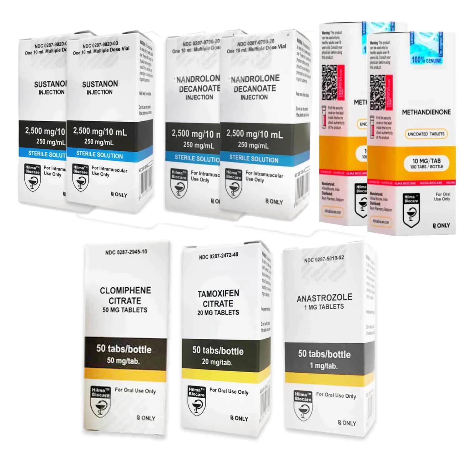 Pack prise de masse LEVEL III (INJECT) SUSTANON + DECA + DIANABOL (8 semaines) Hilma