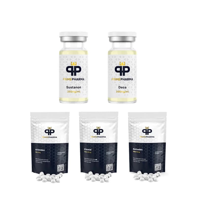 Pack prise de masse LEVEL I (INJECT) SUSTANON 250 + DECA DURABOLIN 250 (8 semaines) PRIME PHARMA