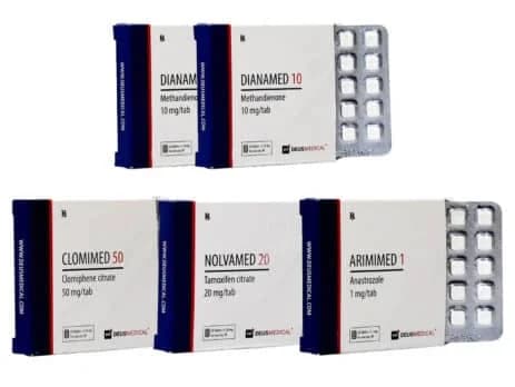 12 Mass gain pack Oral 4 weeks Dianabol Protection PCT Deus Medical