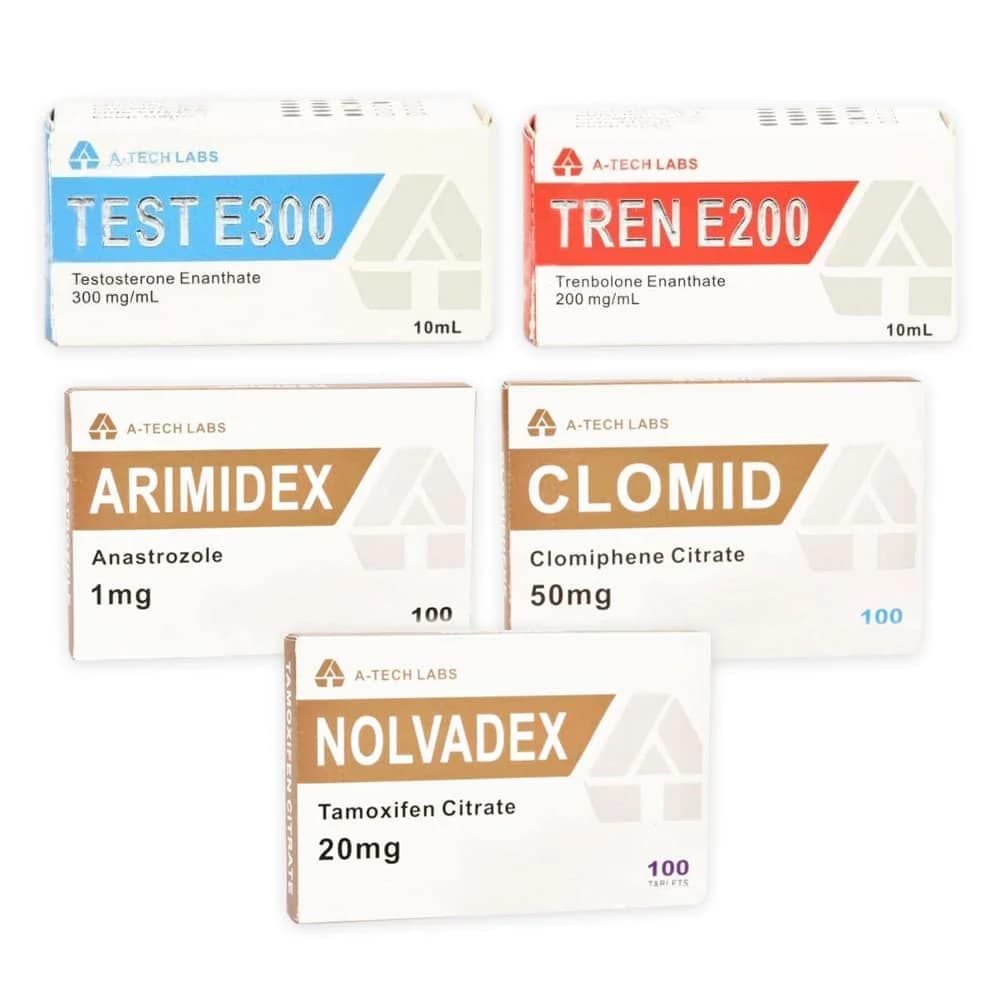 PACK PRISE DE MASSE SÈCHE Testostérone Enanthate + Trenbolone Enanthate (10 Semaines) A Tech