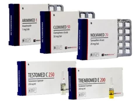 4 LEVEL I lean mass gain pack INJECT TESTOSTERONE CYPIONATE TRENBOLONE ENANTHATE PCT 10 weeks Deus Medical 463×348