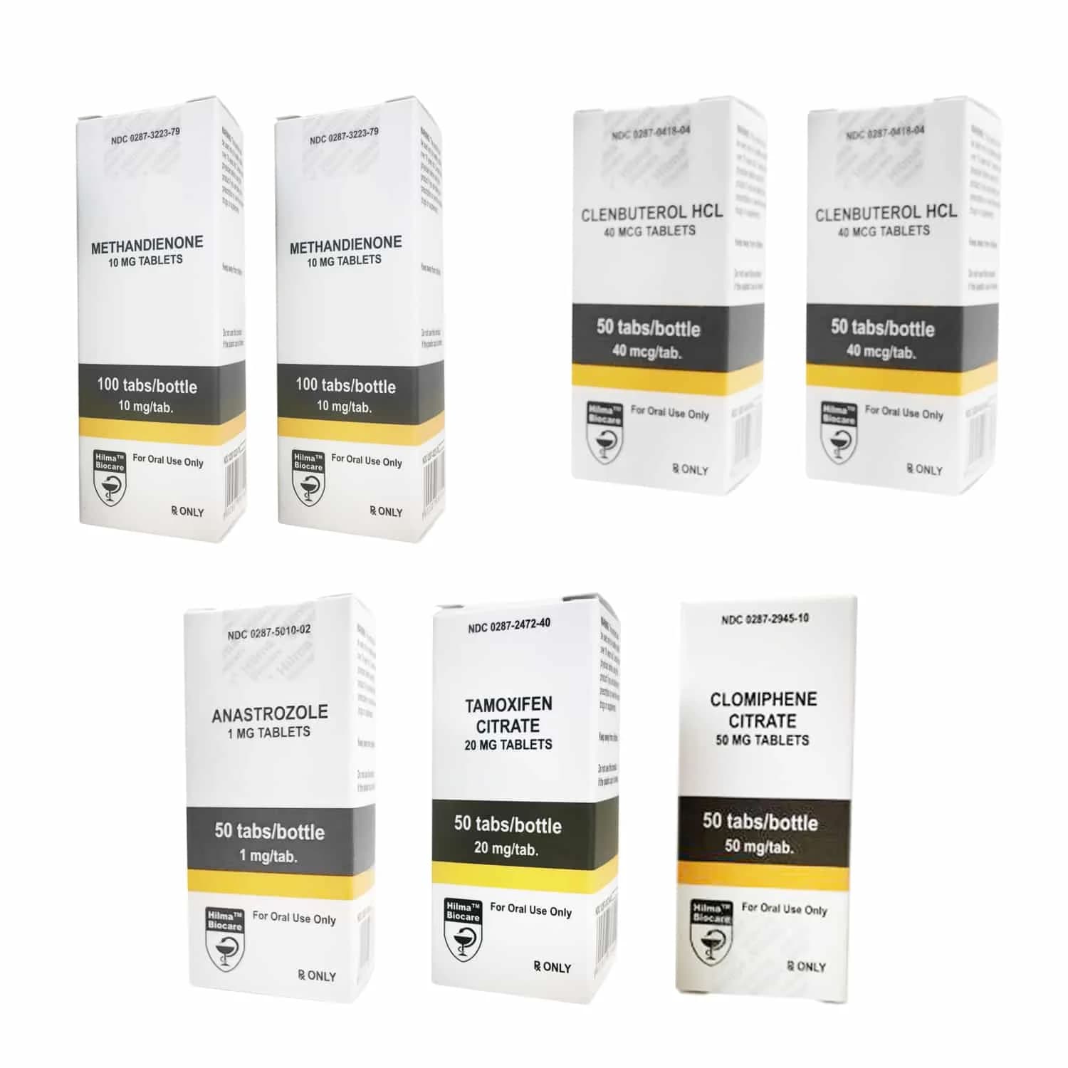 PACK MUSCLE SEC (ORAL) DIANABOL + CLENBUTEROL + PCT (8 WEEKS) Hilma