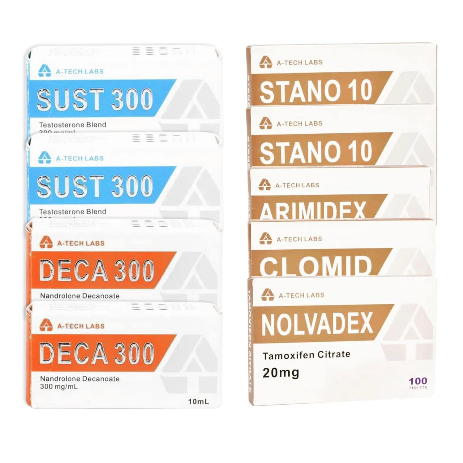 Pack Prise De Masse Sèche (INJECT ORAL) SUSTANON + DECA + WINSTROL (8 Semaines) A Tech