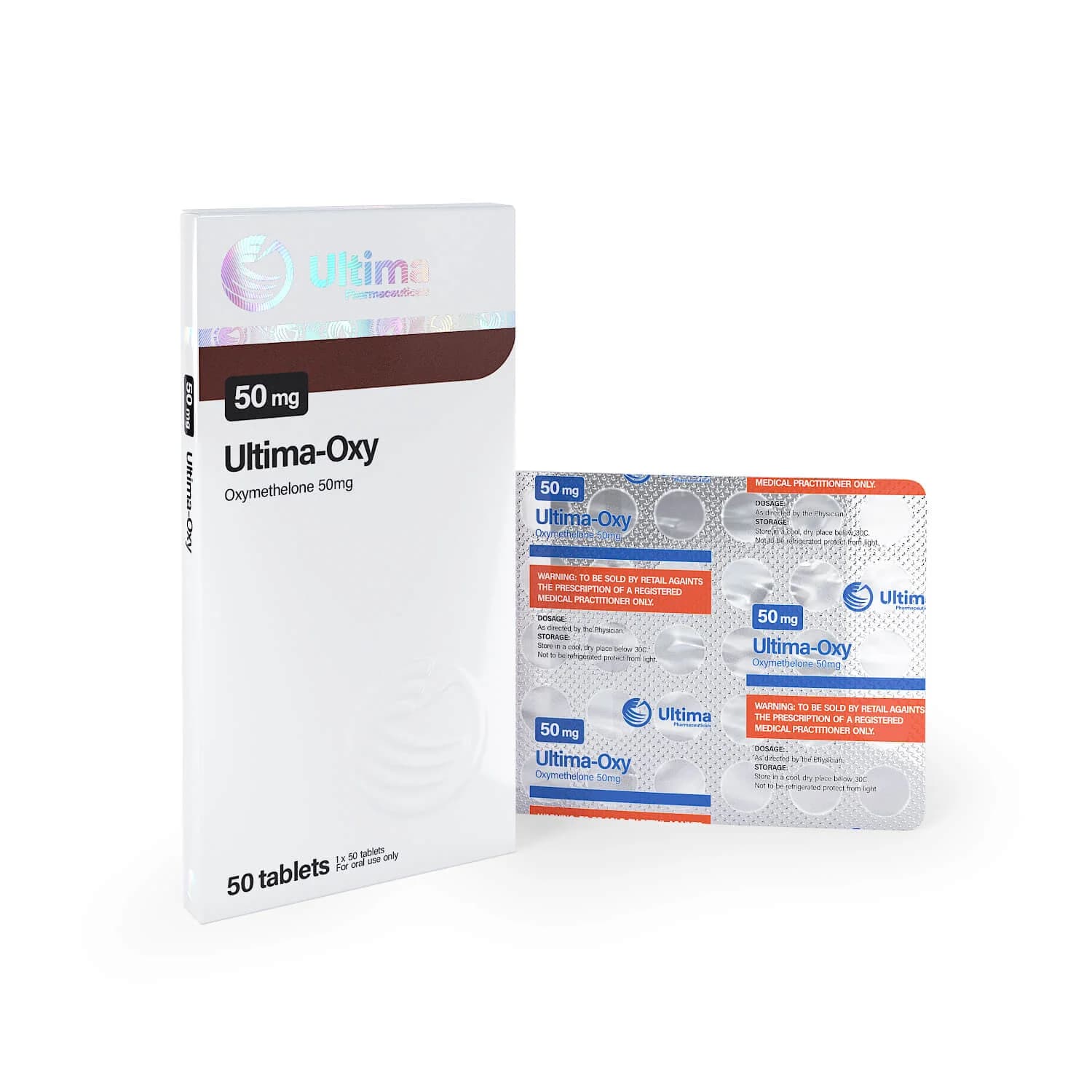 ultima oxy 50 pills x 50 mg