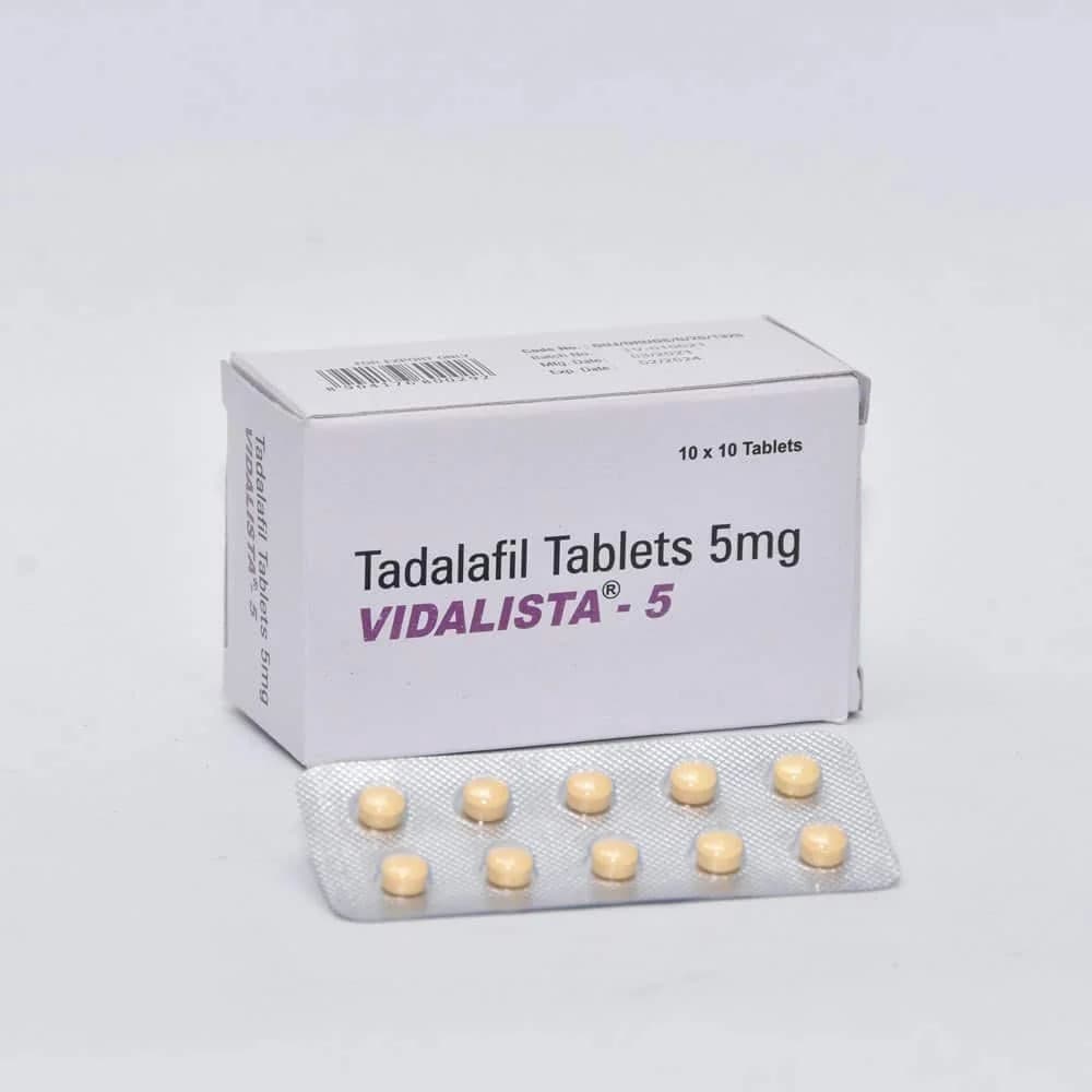 Vidalista 5mg Tadalafil Tab 100 tabs Pharmacy EU