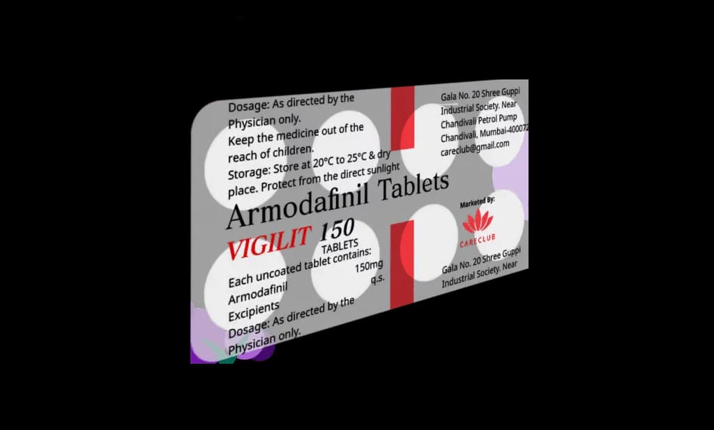 Vigilit 150mg Armodafinil 150 mg 100 tabs Pharmacy EU